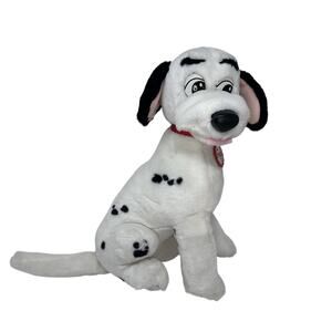 Vintage Disney 101 Dalmations 1991 Pongo w/ His Collar Plush Stuffed Toy Animal